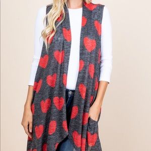 💕Burnout Heart Vest💕